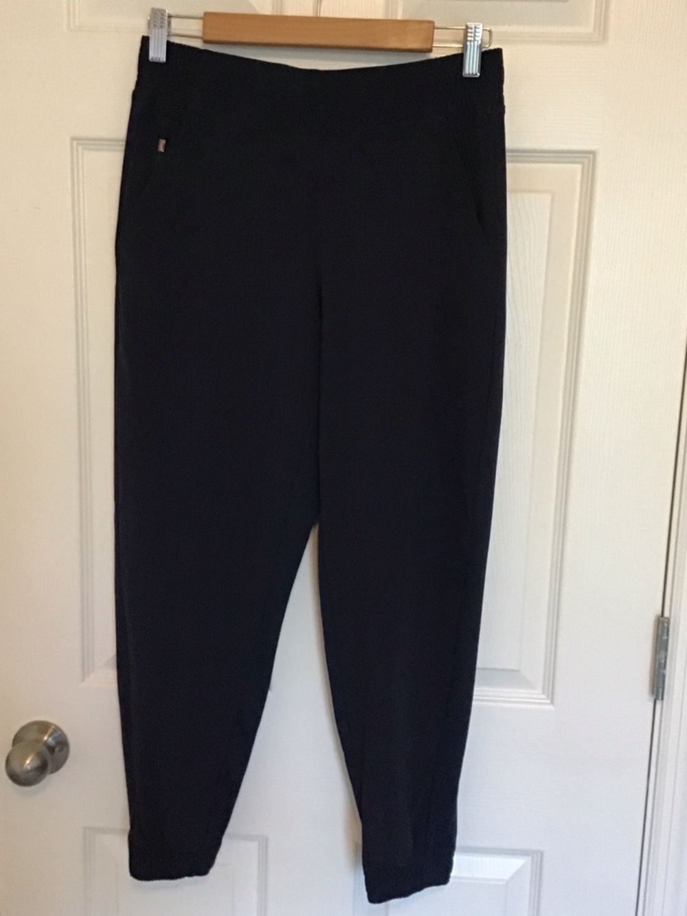 Athleta Black Pull-On Track Joggers
